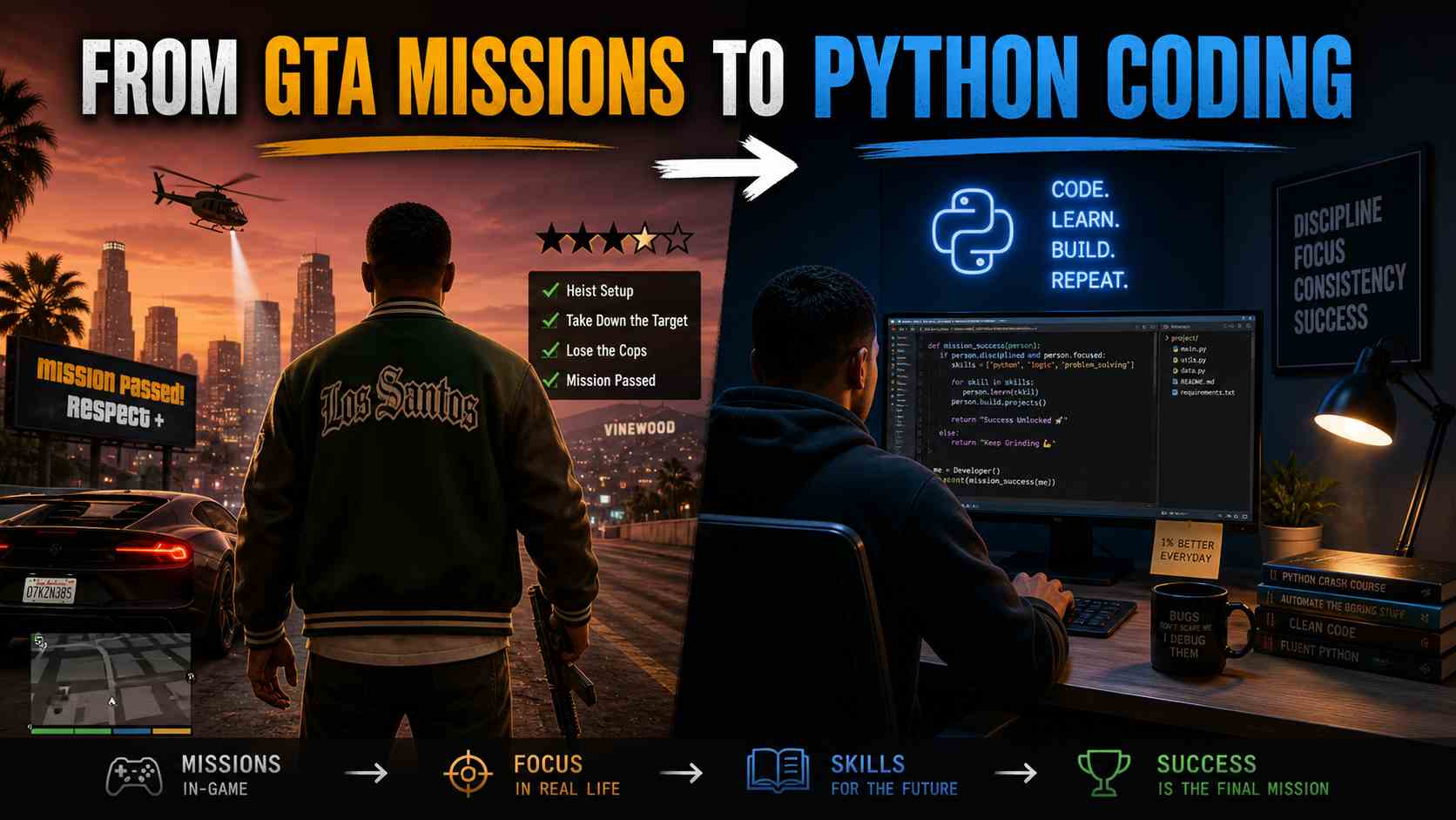 From GTA Missions to Python Coding